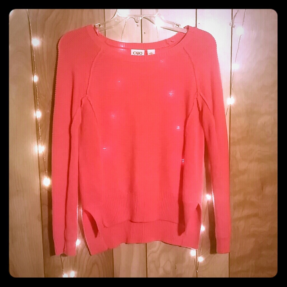 Pink sweater
